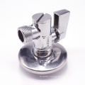 Chrome brass angle valve with filter